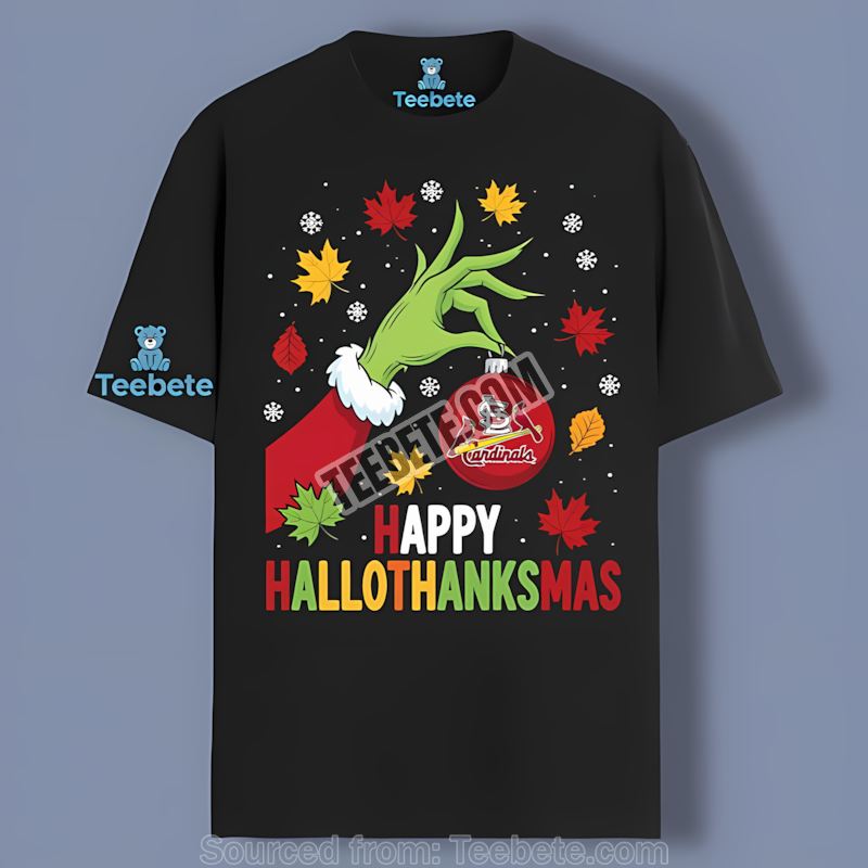 St Louis Cardinals Hallothanksmas Celebration Shirt