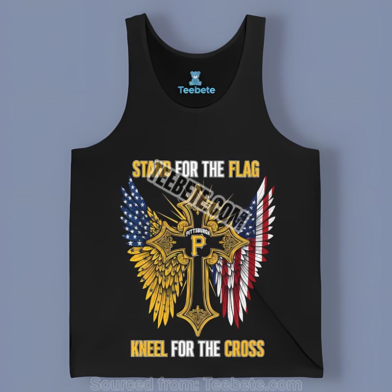 Stand For The Flag Kneel For The Cross Pittsburgh Pirates Unisex Tanktop Stand For The Flag Kneel For The Cross Pittsburgh Pirates Unisex Tanktop
