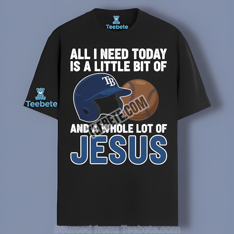 Tampa Bay Rays Baseball And Jesus Faith Combo Retro Shirt