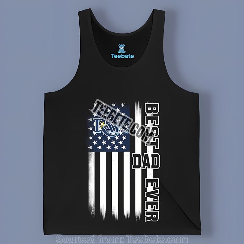 Tampa Bay Rays Best Dad Ever Flag Edition Adults Tanktop Tampa Bay Rays Best Dad Ever Flag Edition Adults Tanktop