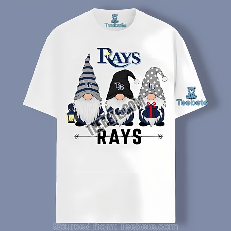 Tampa Bay Rays Christmas Gnome Parade Cotton Shirt