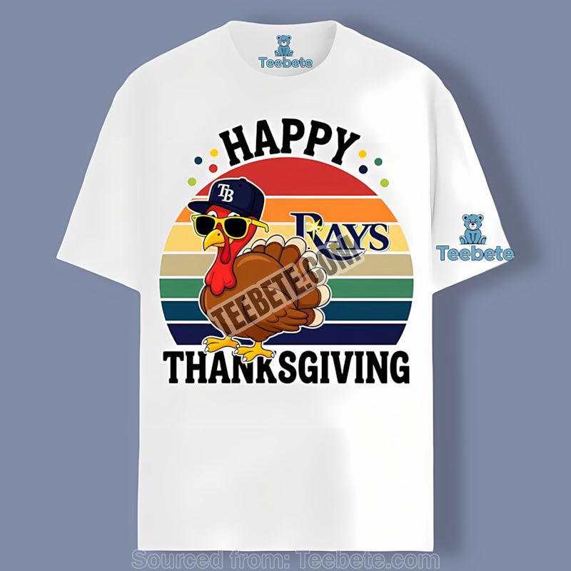 Tampa Bay Rays Skull In Bandana Cool Look Cotton Shirt