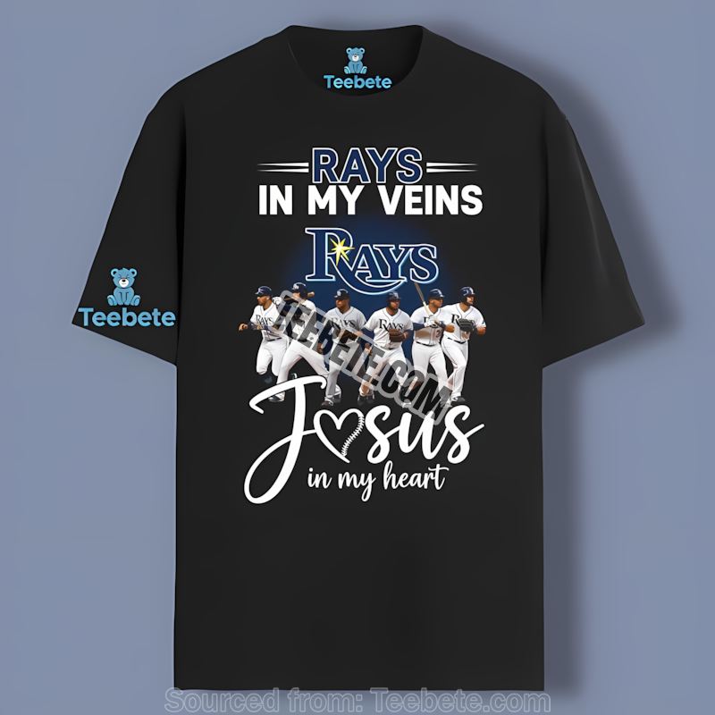 Tampa Bay Rays Veins Run Deep With Jesus Retro Shirt
