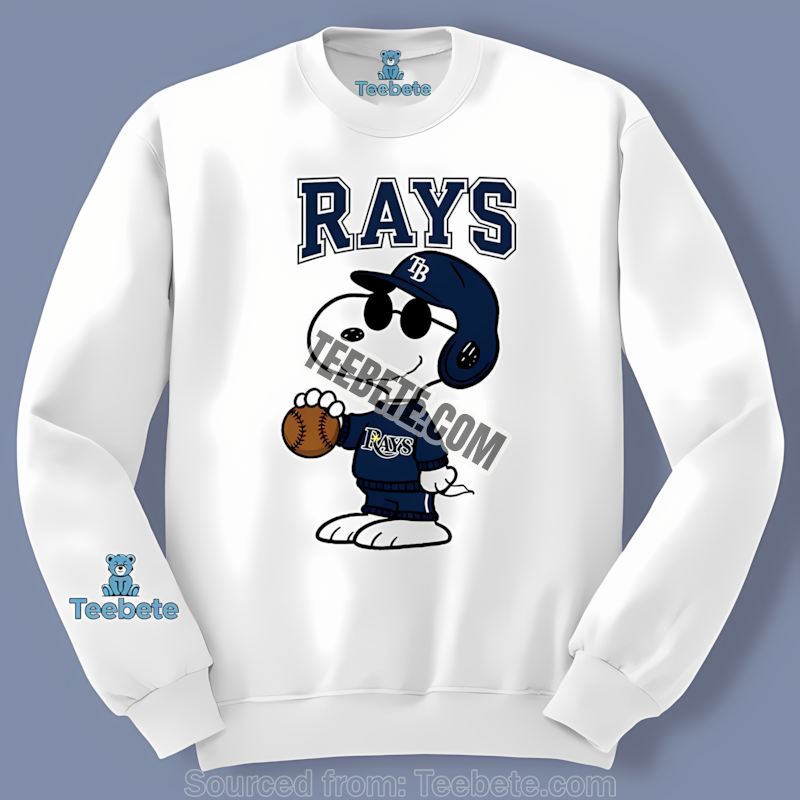 Tampa Bay Rays Vs Cool Snoopy Showdown Graphic Long Sleeve Tampa Bay Rays Vs Cool Snoopy Showdown Graphic Long Sleeve