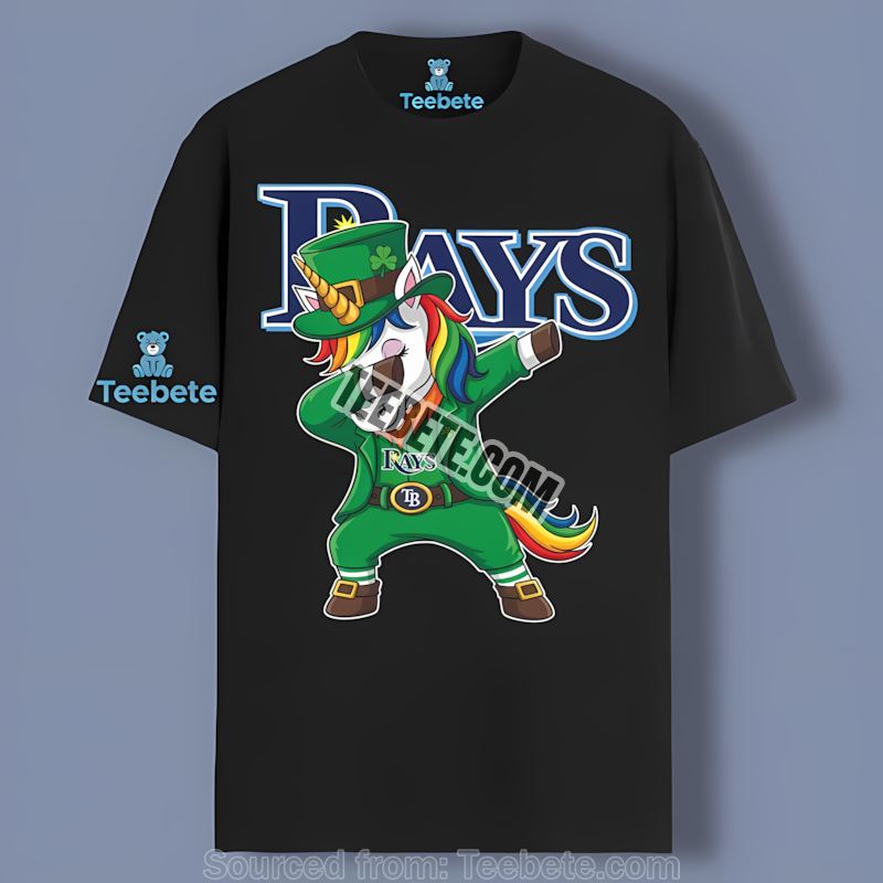 Tampa Bay Rays Vs Dabbing Unicorn St Patricks Trendy Shirt