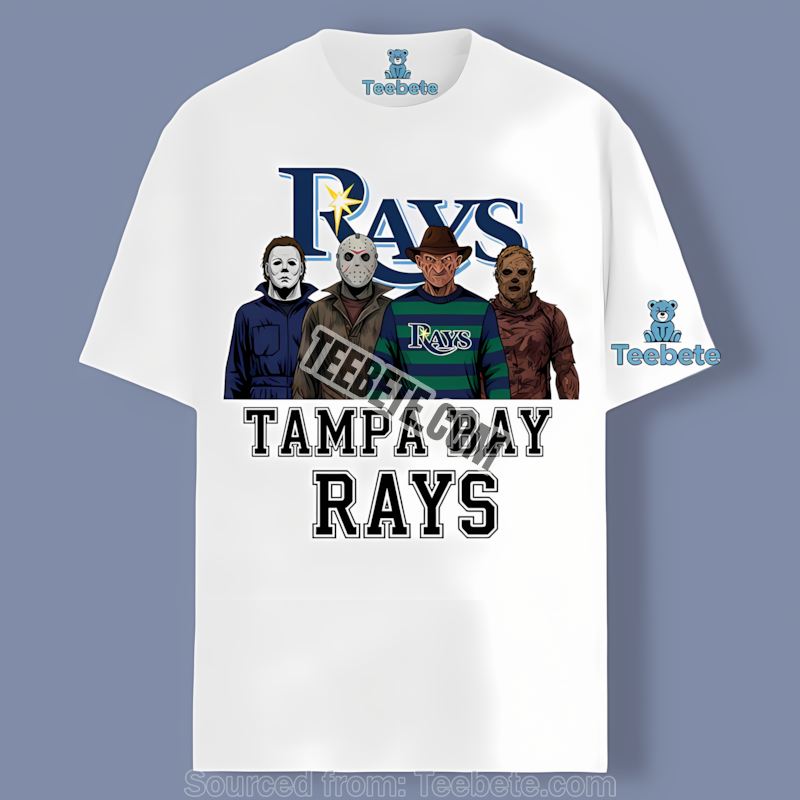 Tampa Bay Rays Vs Horror Icons Halloween Classic Shirt