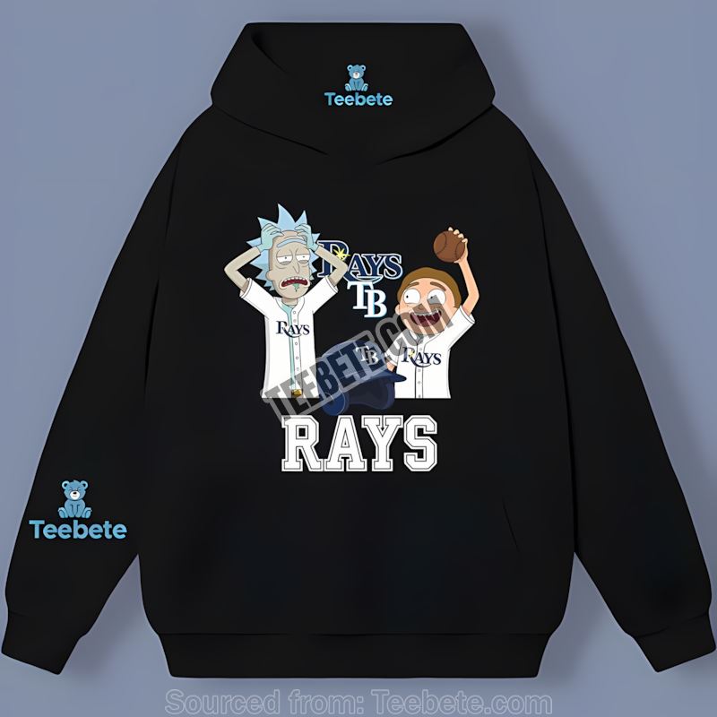 Tampa Bay Rays Vs Rick And Morty Adventure Regular Hoodie Tampa Bay Rays Vs Rick And Morty Adventure Regular Hoodie