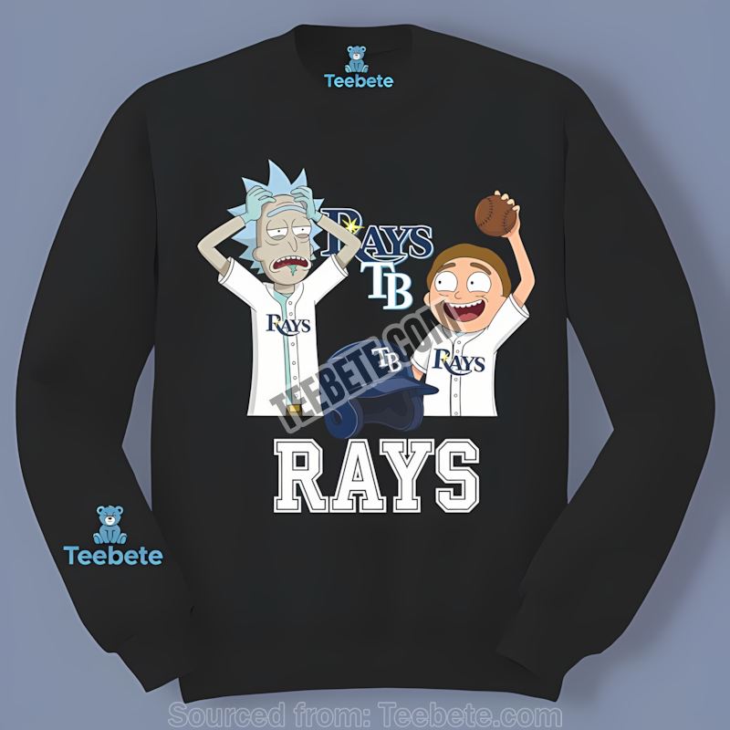 Tampa Bay Rays Vs Rick And Morty Adventure Regular Long Sleeve Tampa Bay Rays Vs Rick And Morty Adventure Regular Long Sleeve