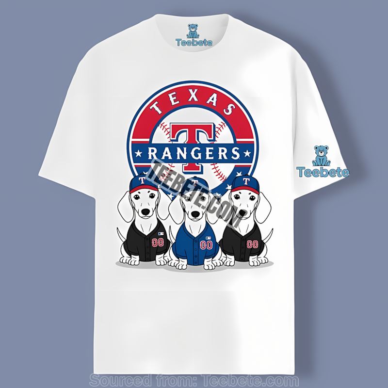 Texas Rangers Dad The Man The Myth Baseball Fan Color Shirt