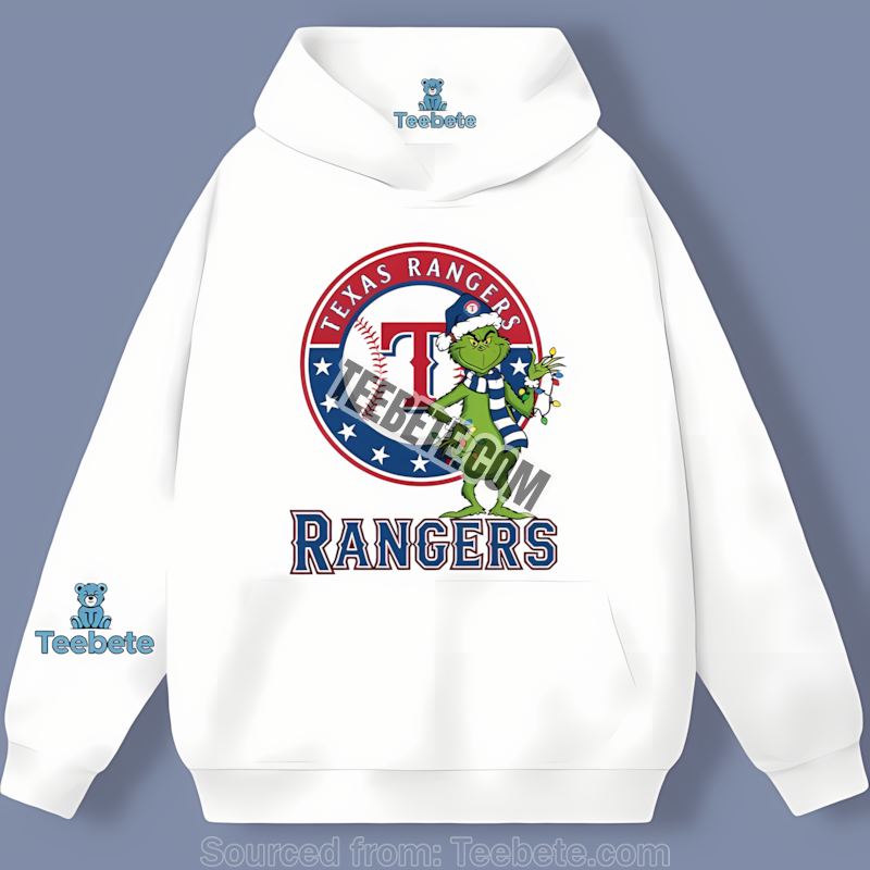 Texas Rangers Grinch Stole Christmas Baseball Fan Regular Hoodie Texas Rangers Grinch Stole Christmas Baseball Fan Regular Hoodie
