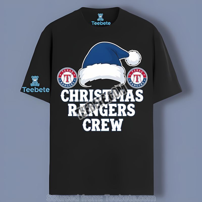 Texas Rangers Holiday Crew Christmas Baseball Trendy Shirt