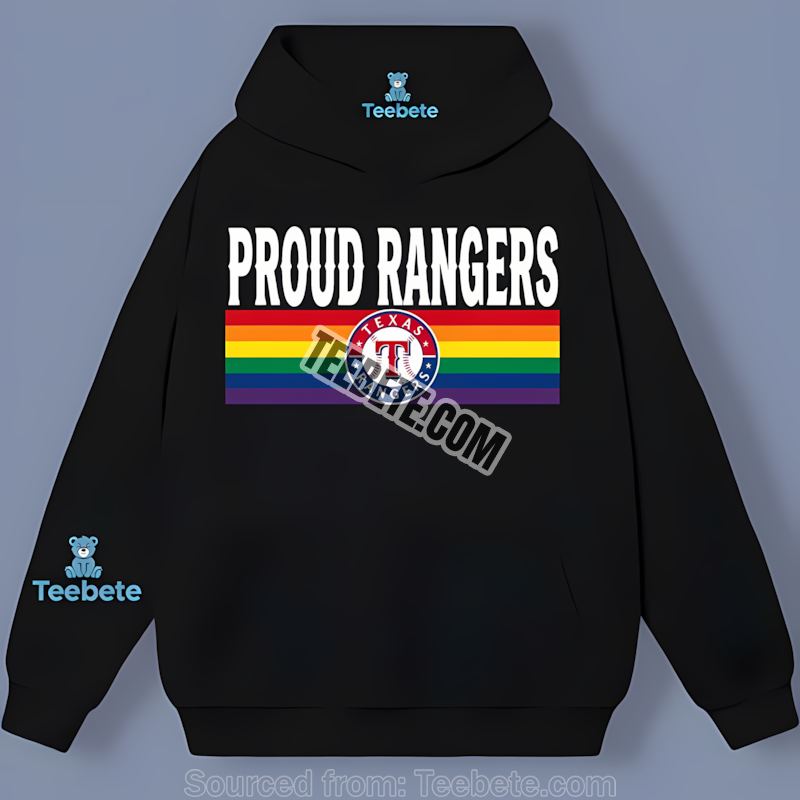 Texas Rangers Lgbt Pride Rainbow Baseball Colors Adults Hoodie Texas Rangers Lgbt Pride Rainbow Baseball Colors Adults Hoodie