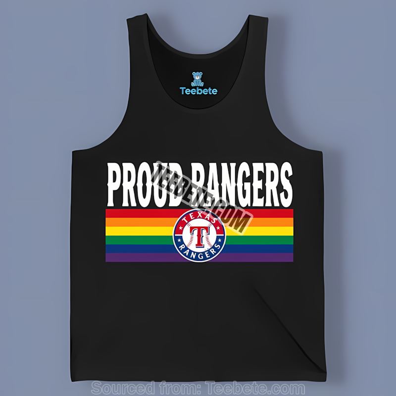 Texas Rangers Lgbt Pride Rainbow Baseball Colors Adults Tanktop Texas Rangers Lgbt Pride Rainbow Baseball Colors Adults Tanktop