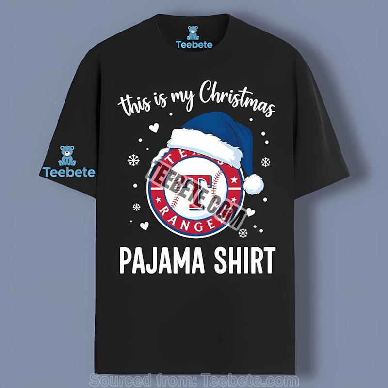 Texas Rangers This Is My Christmas Pajama Retro Shirt