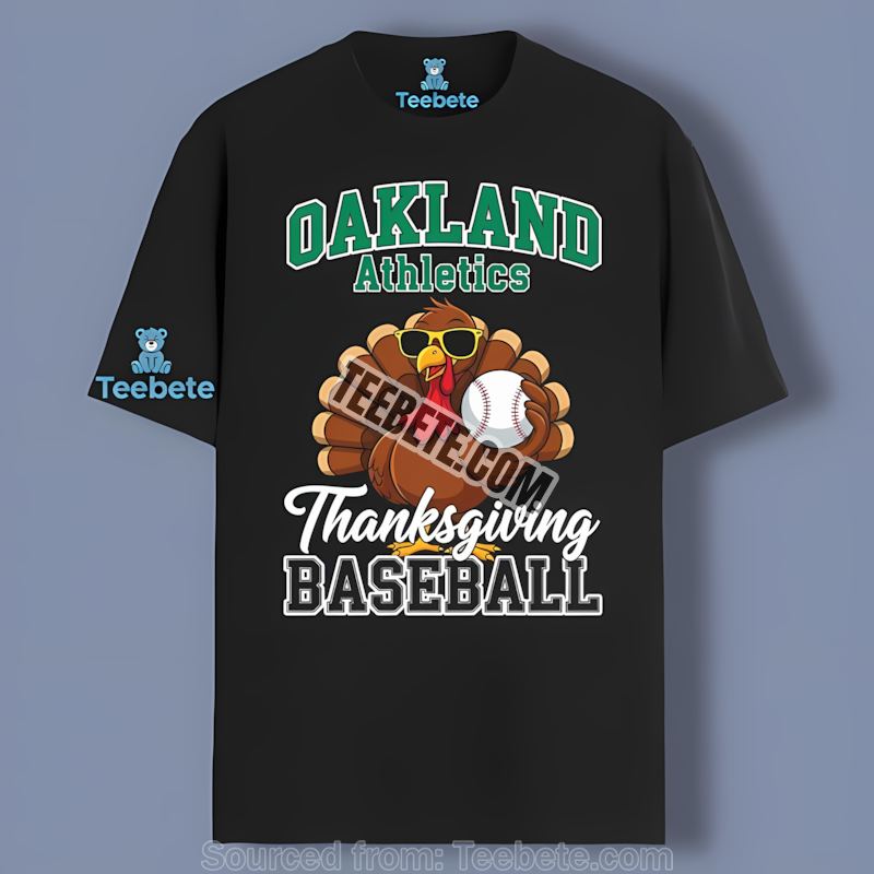 Thanksgiving Baseball Turkey Oakland Athletics Classic Shirt