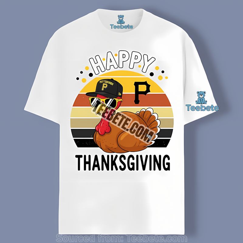 Thanksgiving Turkey Pittsburgh Pirates Color Shirt