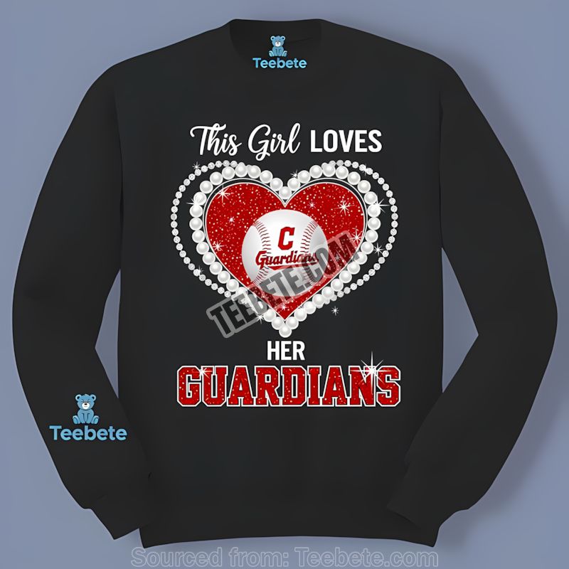 This Girl Loves Her Cleveland Guardians Long Sleeve This Girl Loves Her Cleveland Guardians Long Sleeve