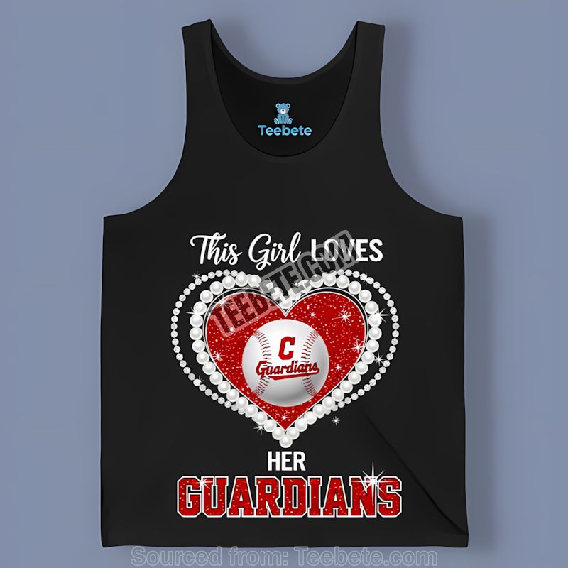 This Girl Loves Her Cleveland Guardians Tanktop This Girl Loves Her Cleveland Guardians Tanktop