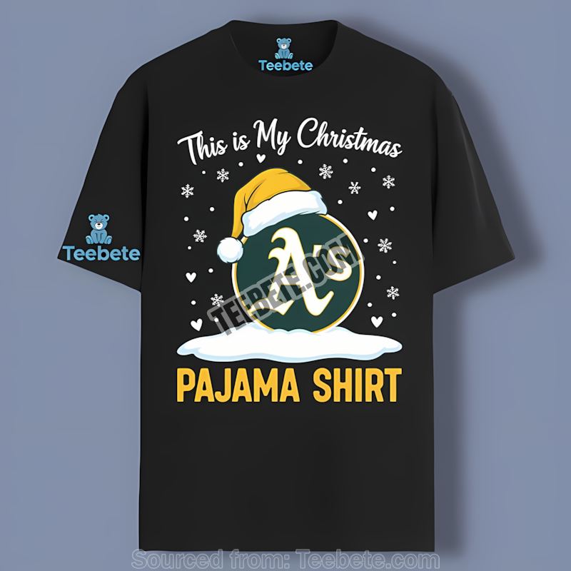 This Is My Christmas Pajama Oakland Athletics Regular Shirt