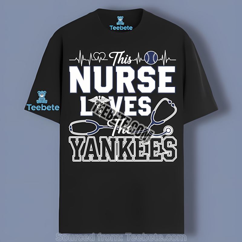 This Nurse Loves The New York Yankees Retro Shirt Medical Fans