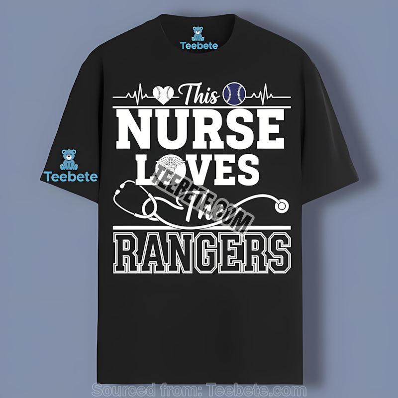This Nurse Loves The Texas Rangers Trendy Shirt