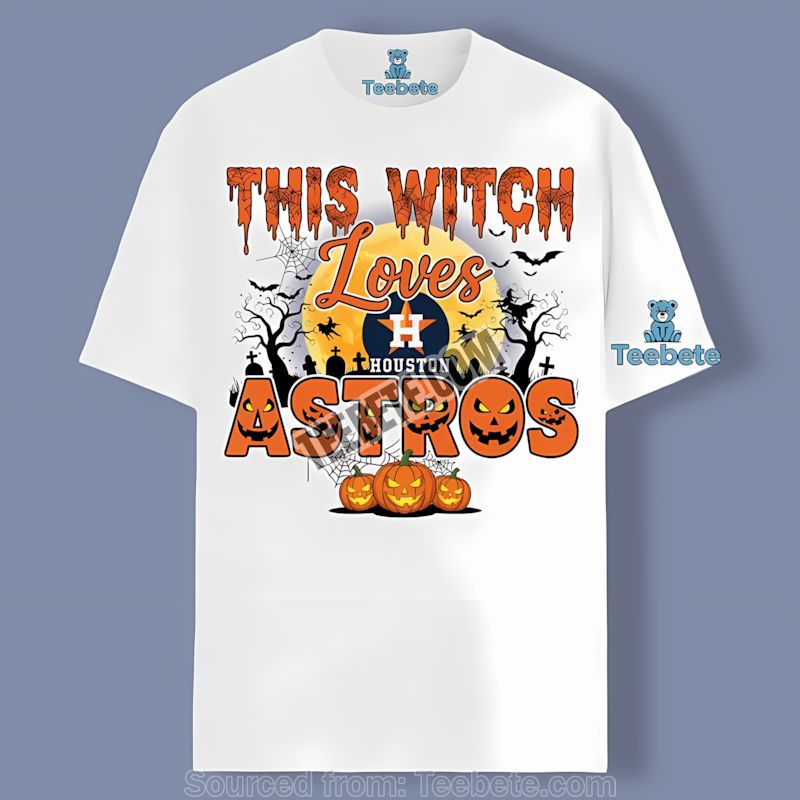 This Witch Loves Houston Astros Halloween Classic Shirt