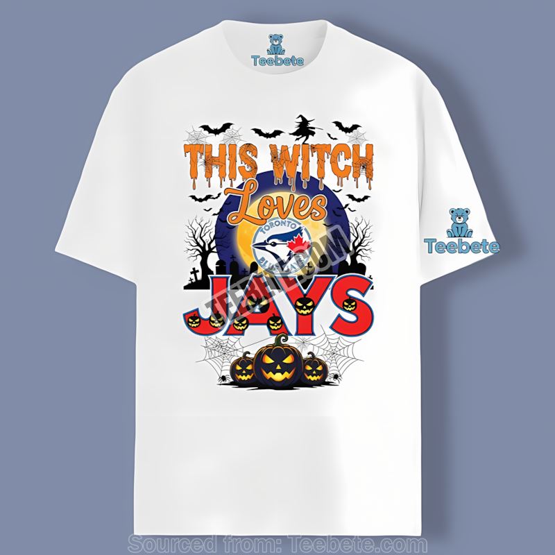 This Witch Loves Toronto Blue Jays Halloween Classic Shirt