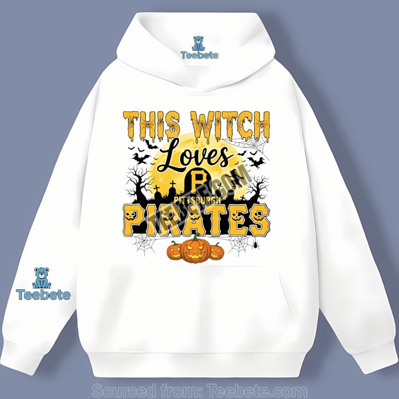 This Witch Pittsburgh Pirates Loves Halloween Classic Hoodie This Witch Pittsburgh Pirates Loves Halloween Classic Hoodie