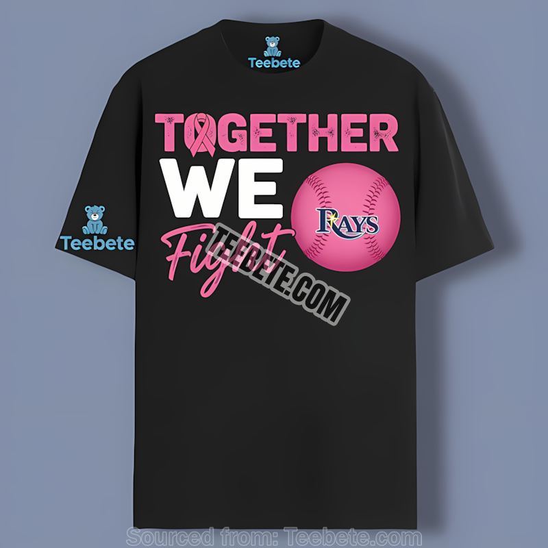 Together We Fight For Tampa Bay And Breast Cancer Color Shirt