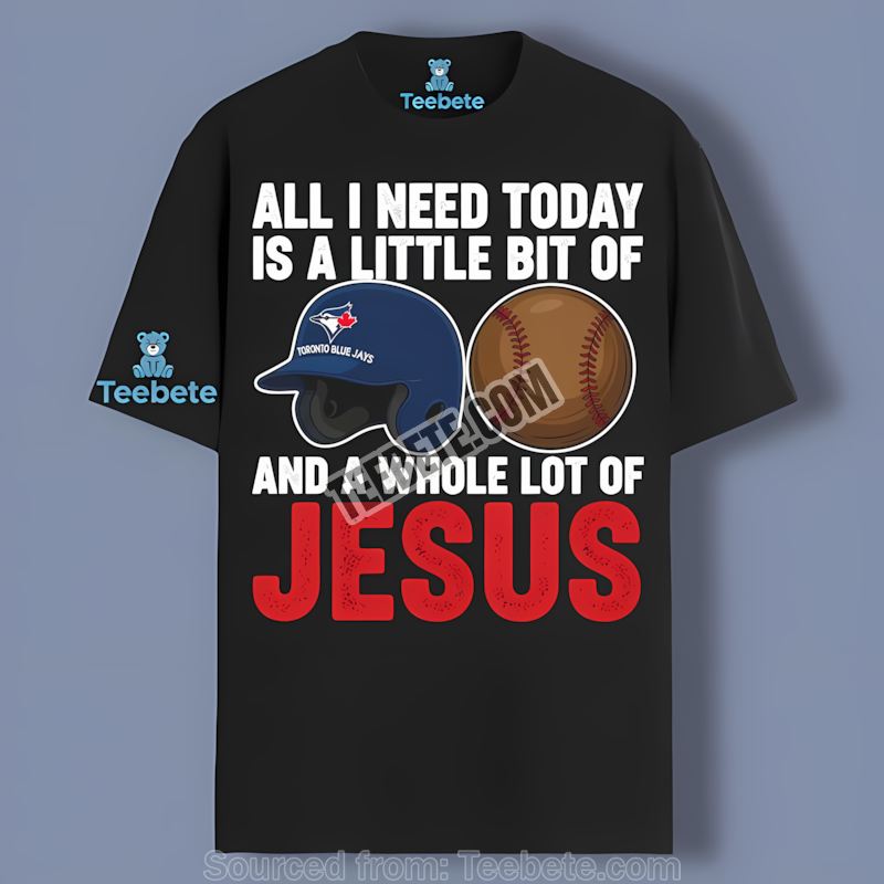 Toronto Blue Jays Baseball And Jesus Trendy Shirt
