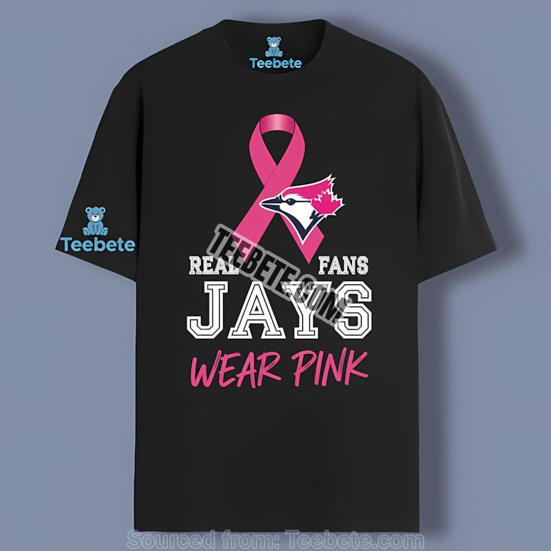 Toronto Blue Jays Breast Cancer Awareness Fans Wear Pink Adults Shirt