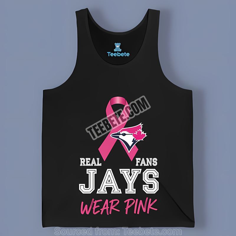 Toronto Blue Jays Breast Cancer Awareness Fans Wear Pink Adults Tanktop Toronto Blue Jays Breast Cancer Awareness Fans Wear Pink Adults Tanktop