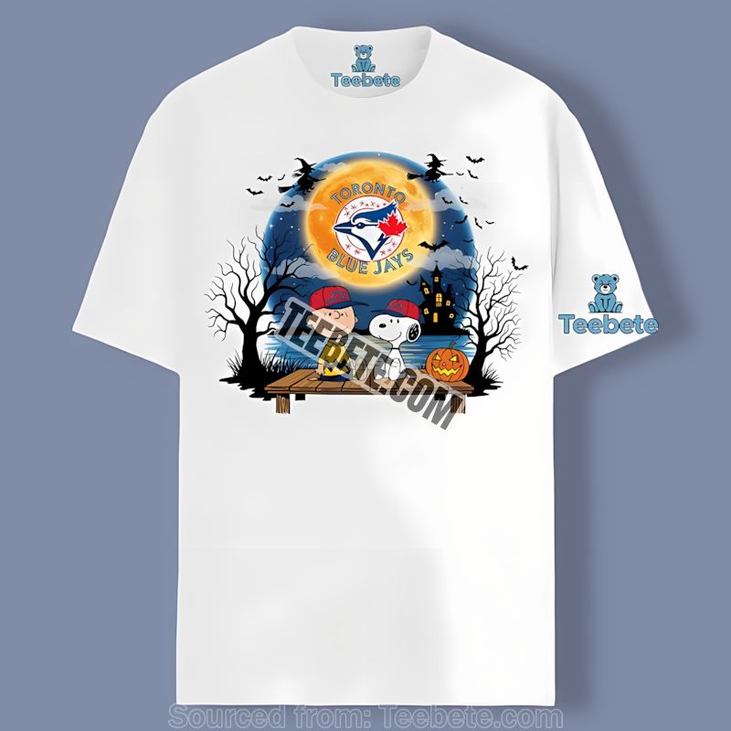 Toronto Blue Jays Charlie Brown Halloween Graphic Shirt
