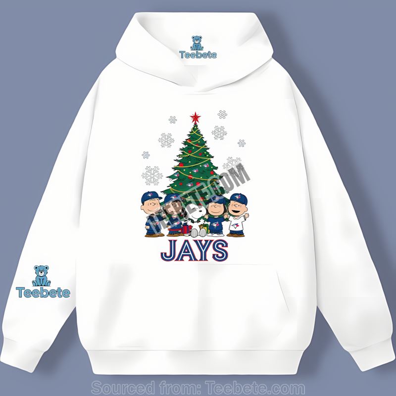 Toronto Blue Jays Peanuts Christmas Trendy Hoodie Toronto Blue Jays Peanuts Christmas Trendy Hoodie