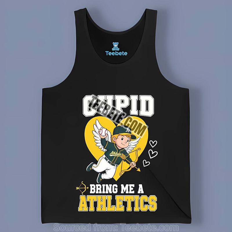 Valentines Cupid Bring Me A Oakland Athletics Sports Tanktop Valentines Cupid Bring Me A Oakland Athletics Sports Tanktop