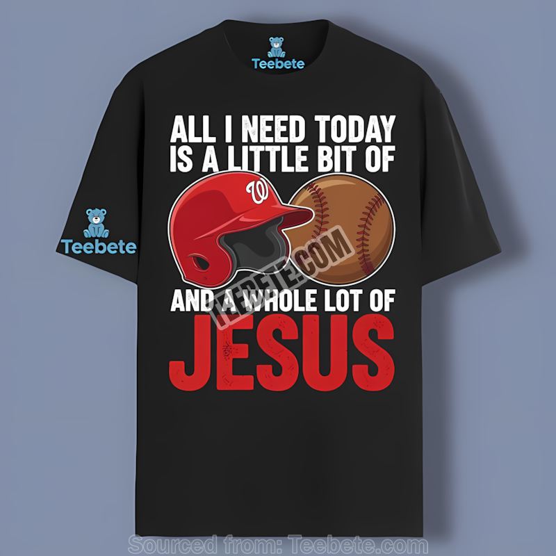 Washington Nationals Baseball And Jesus Unisex Shirt