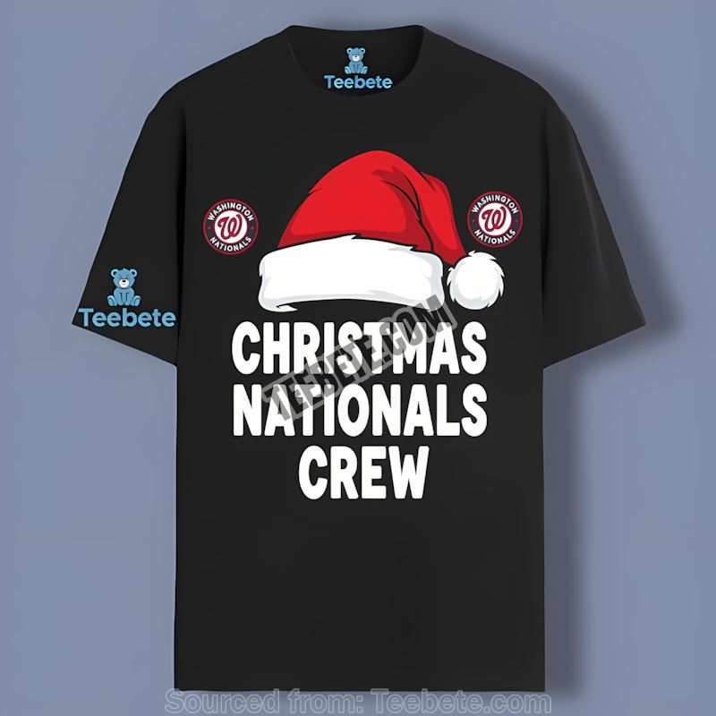 Washington Nationals Christmas Nationals Crew Adults Shirt
