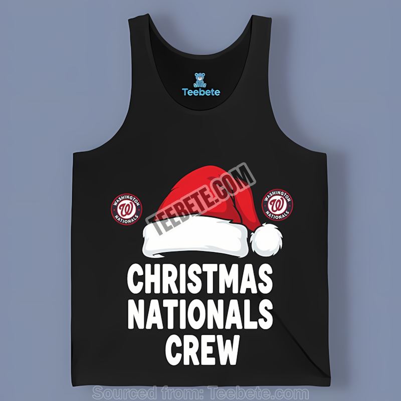 Washington Nationals Christmas Nationals Crew Adults Tanktop Washington Nationals Christmas Nationals Crew Adults Tanktop