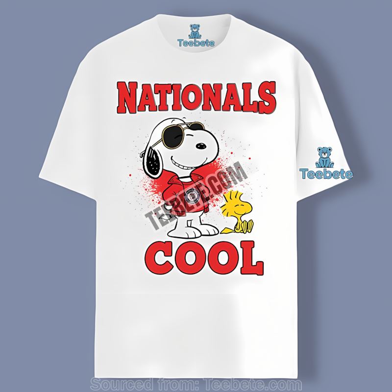 Washington Nationals Snoopy Cool Regular Shirt