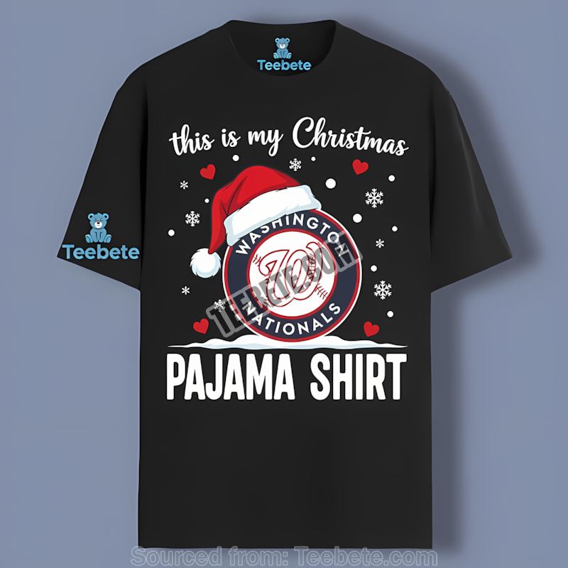 Washington Nationals This Is My Christmas Pajama Vintage Shirt