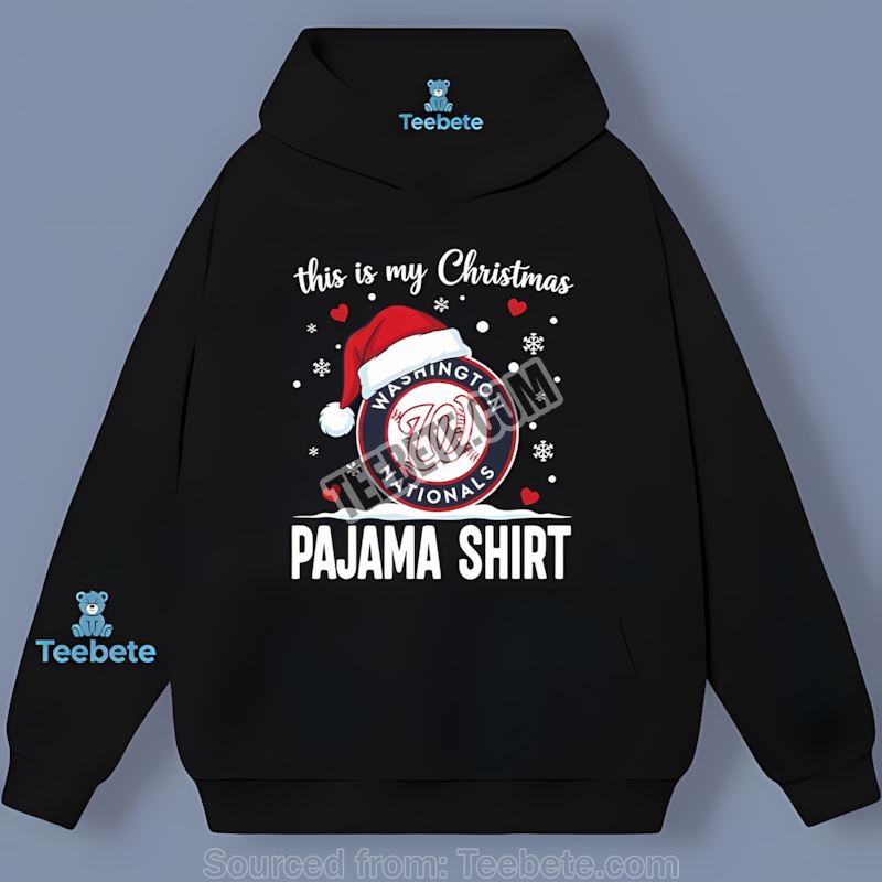 Washington Nationals This Is My Christmas Pajama Vintage Hoodie Washington Nationals This Is My Christmas Pajama Vintage Hoodie