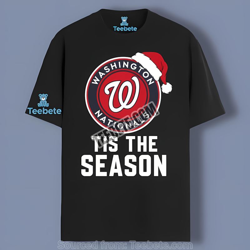 Washington Nationals Tis The Season Christmas Graphic Shirt