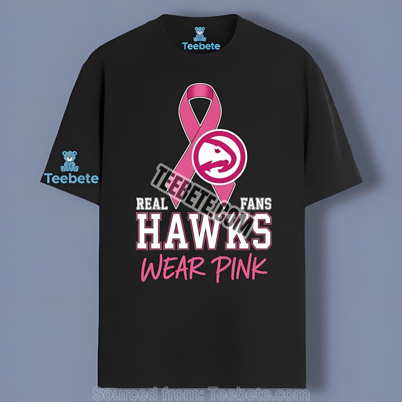 Atlanta Hawks Breast Cancer Awareness Fans Wear Pink Trendy Shirt