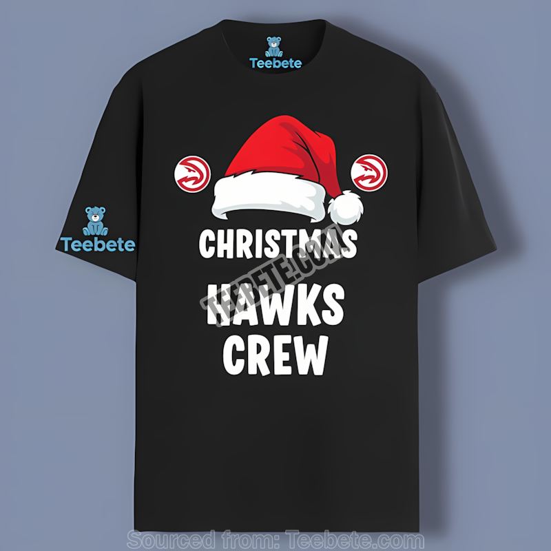 Atlanta Hawks Christmas Hawks Crew Unisex Shirt