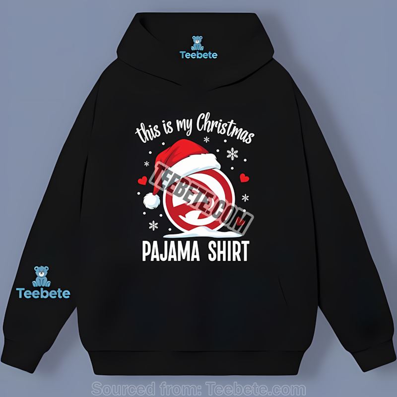 Atlanta Hawks Christmas Pajama Retro Hoodie Atlanta Hawks Christmas Pajama Retro Hoodie