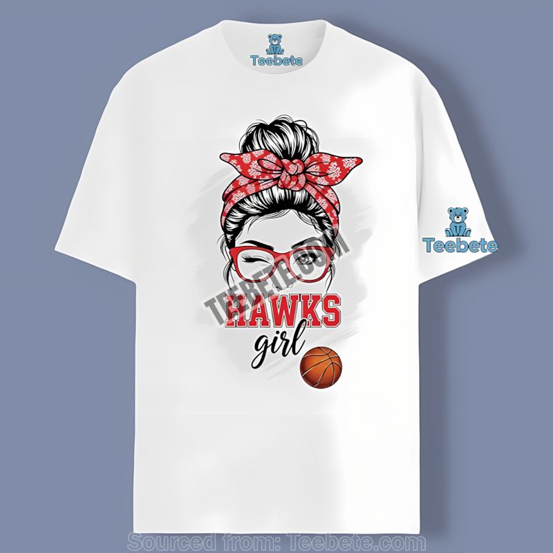 Atlanta Hawks Girl Fan Cotton Shirt