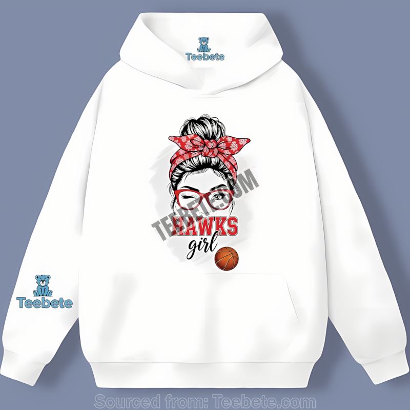 Atlanta Hawks Girl Fan Cotton Hoodie Atlanta Hawks Girl Fan Cotton Hoodie