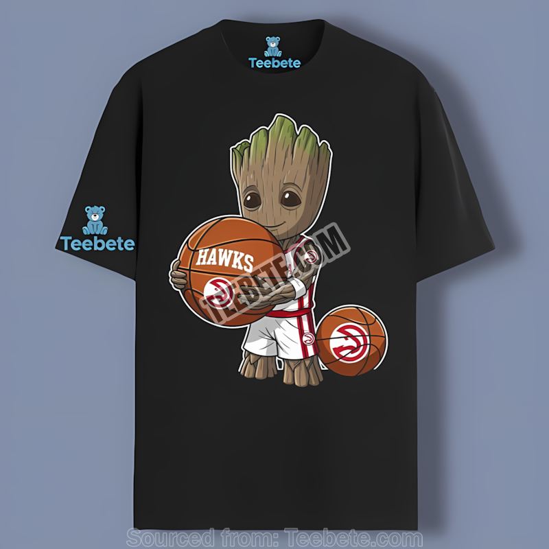 Atlanta Hawks Groot Basketball Retro Shirt