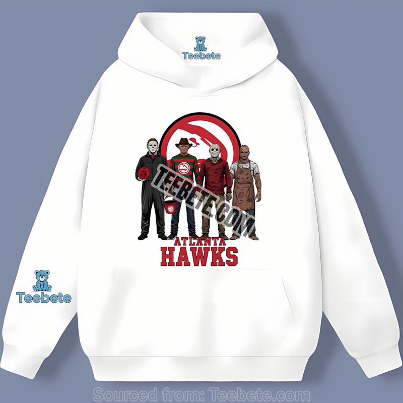 Atlanta Hawks Halloween Horror Killers Cotton Hoodie Atlanta Hawks Halloween Horror Killers Cotton Hoodie