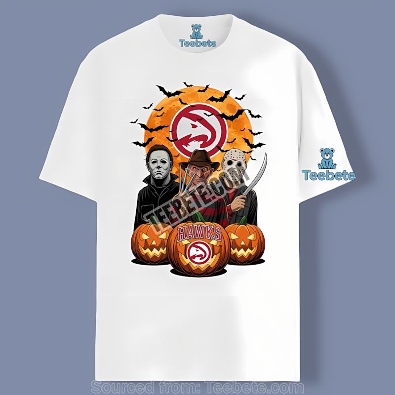 Atlanta Hawks Halloween Jason Freddy Michael Shirt
